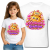 Koszulka KRÓLOWA GNIOTKÓW Złoty GNIOTEK squishy personalizowana Z NAPISEM imieniem MG50